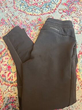 Hackett Black Men's Joggers with Elastic Waist